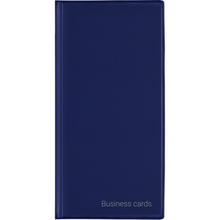 Wizytownik Etui na 96 wizytówek Premium granatowy WI-24-02 BIURFOL