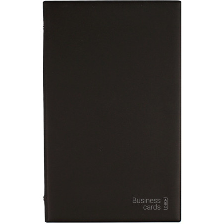 Wizytownik alfabetyczny Etui na 200 wizytówek czarny WI-25-01 BIURFOL