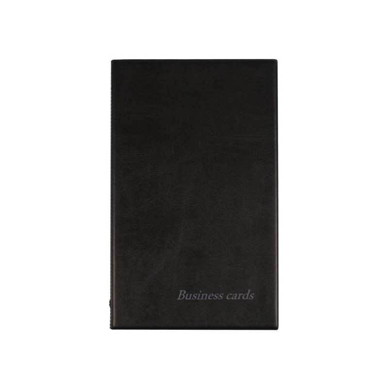 Wizytownik Etui na 200 wizytówek Premium czarny WI-21-01 BIURFOL