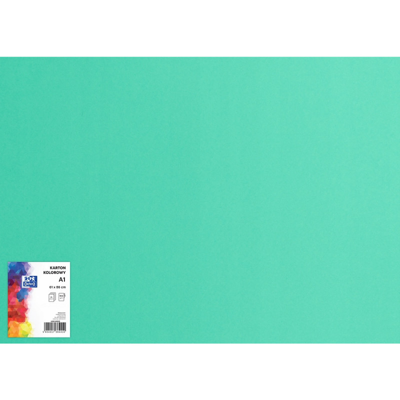 Blok karton kolorowy CREATINIO A1 160g 25 arkuszy nr.64 turkusowy 400149554 TOP 2000