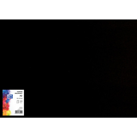 Blok karton kolorowy CREATINIO A2 160g 25 arkuszy nr.99 czarny 400150171 TOP 2000