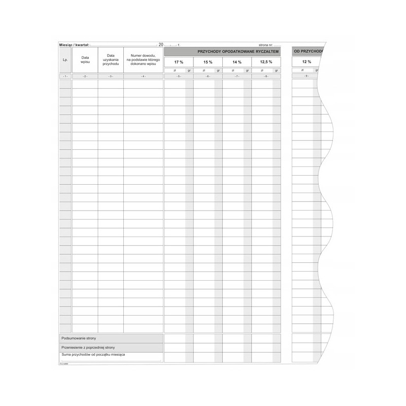 R02-H Ewidencja przychodów A4 od styczeń 2020 Michalczyk i Prokop