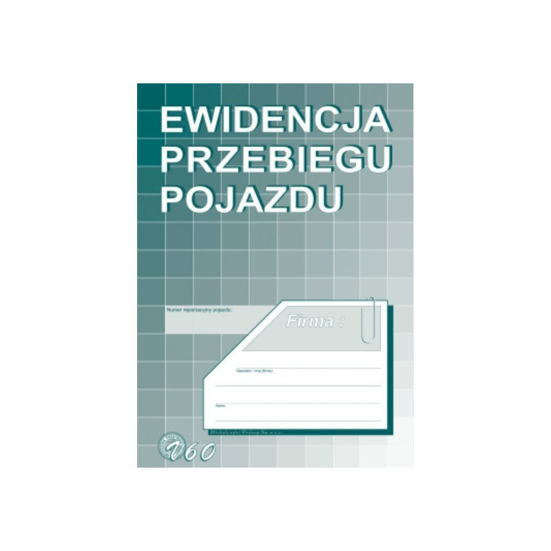 V-60 Ewidencja przebiegu pojazdu MICHALCZYK&PROKOP