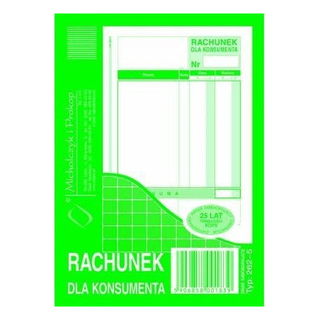 262-5 A6 80k Rachunek dla konsumenta Michalczyk i Prokop