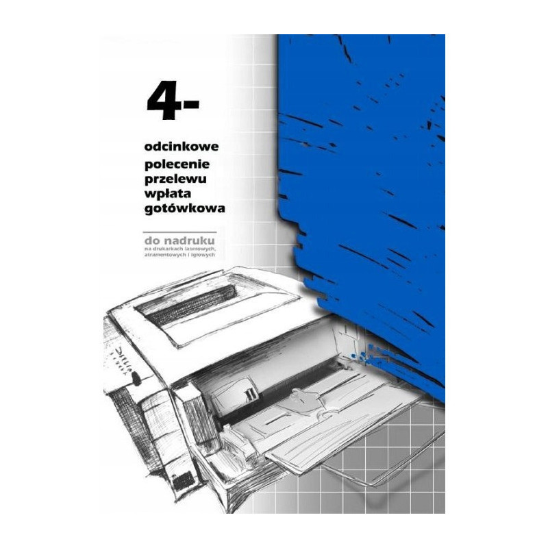 F-112-2 4-odcinkowe polecenie przelewu A4 100 kartek Michalczyk i Prokop