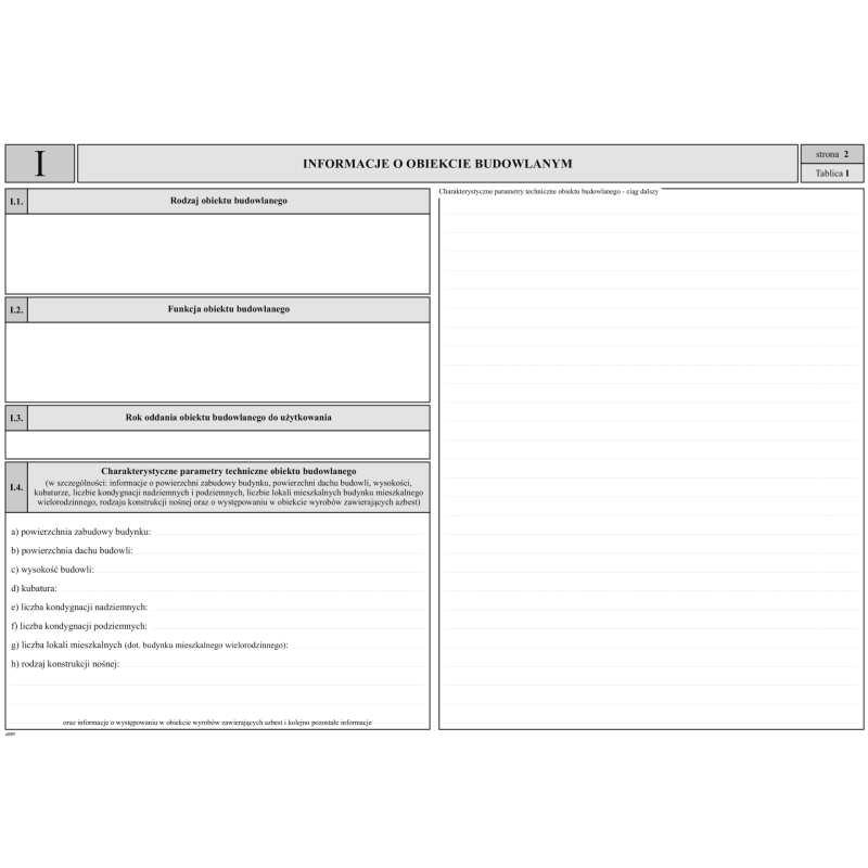 604-1N Książka obiektu budowlanego A4 poziom 64strony Michalczyk i Prokop