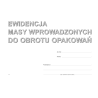 S-220-1 Ewidencja masy wprowadzonych do obrotu opakowań MICHALCZYK I PROKOP