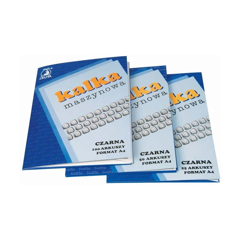Kalka maszynowa A4 100 arkuszy DELFIN