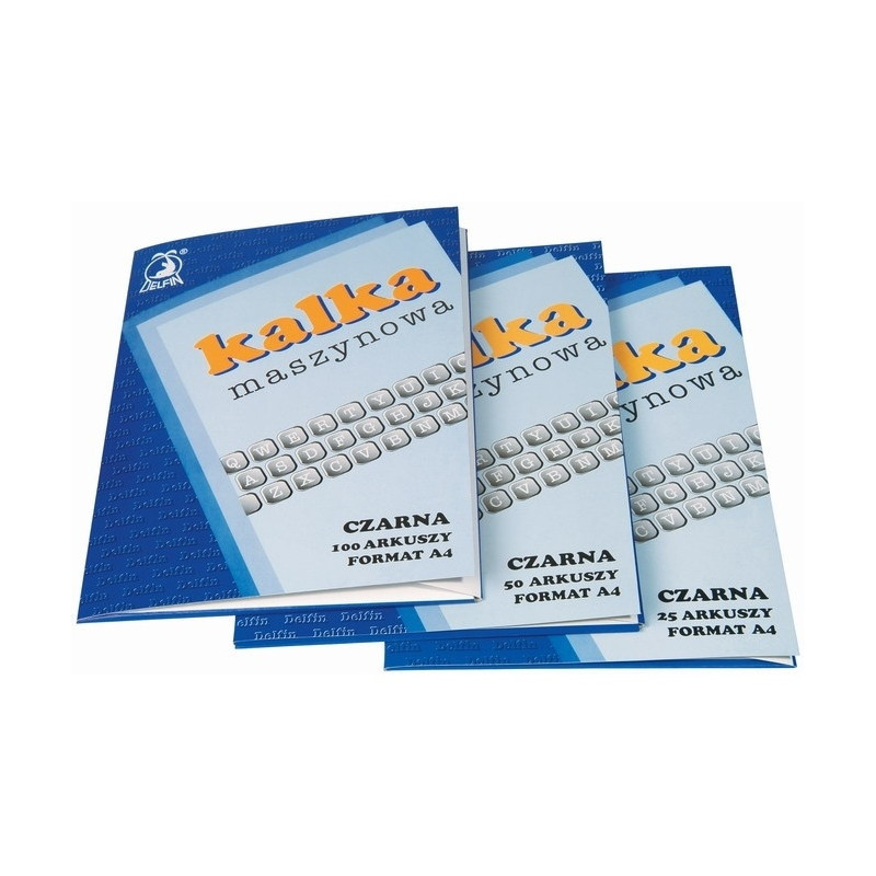 Kalka maszynowa A4 50 arkuszy DELFIN