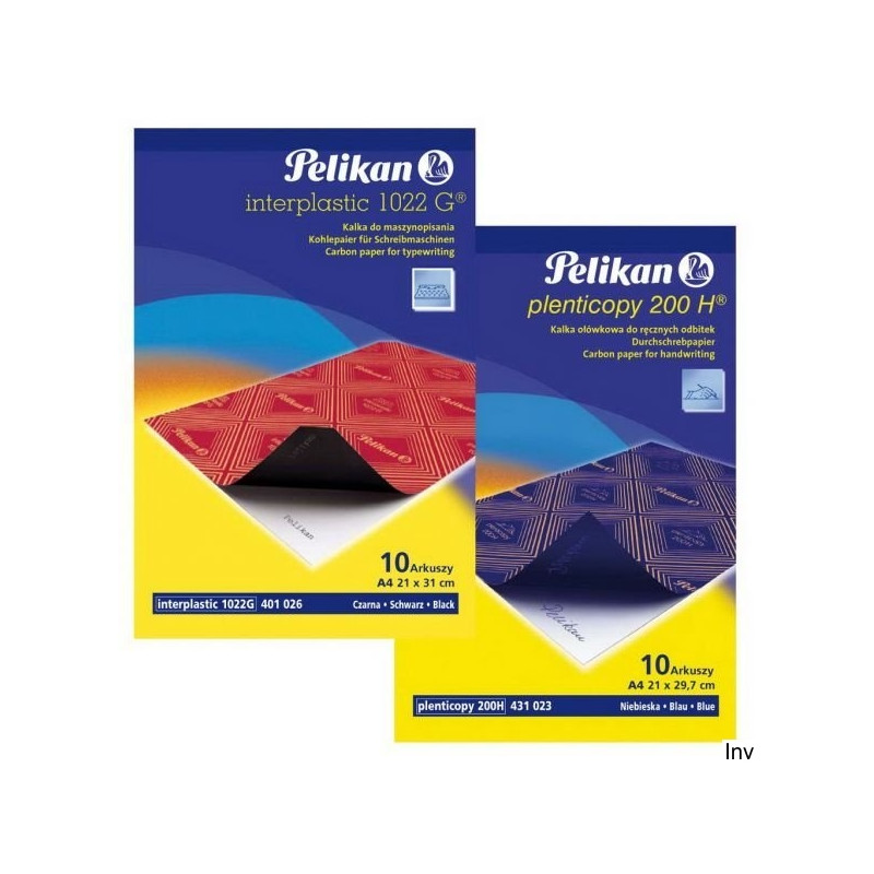 Kalka ołówkowa A4 10ark. 200H niebieska 100401561 PELIKAN