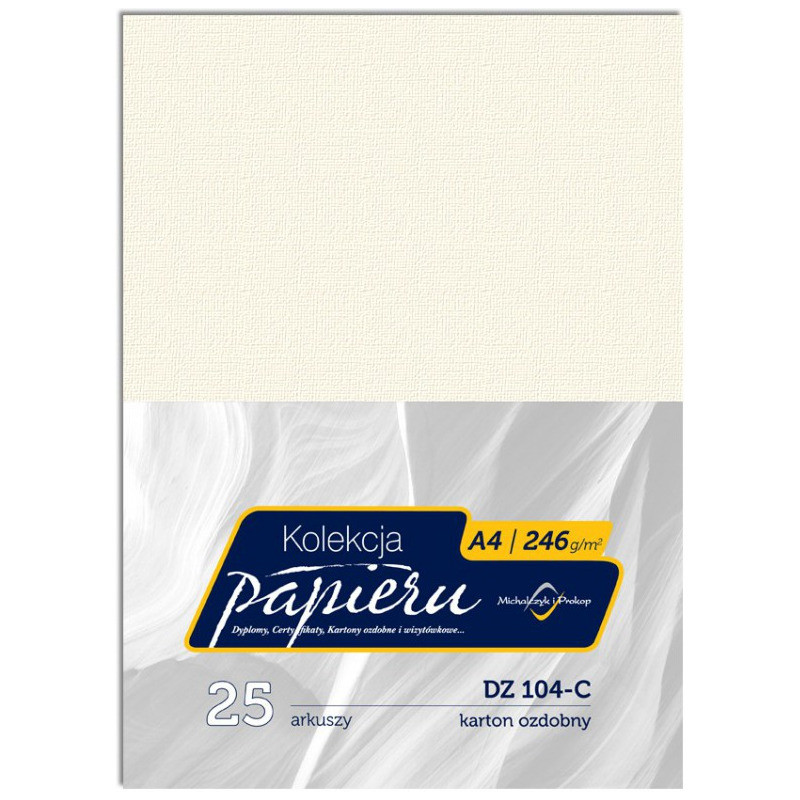 Karton wizytówkowy A4 246g DZ104-C (25) MICHALCZYK I PROKOP