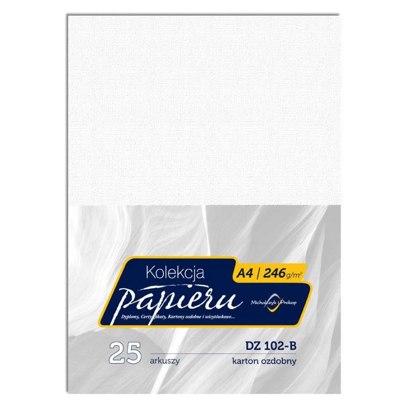 Karton wizytówkowy A4 246g DZ102-B (25) MICHALCZYK I PROKOP