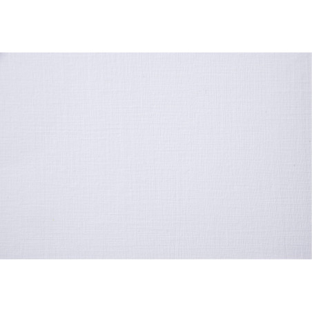 Karton wizytówkowy A4 185g. (20 arkuszy) KRESKA W17 płótno białe