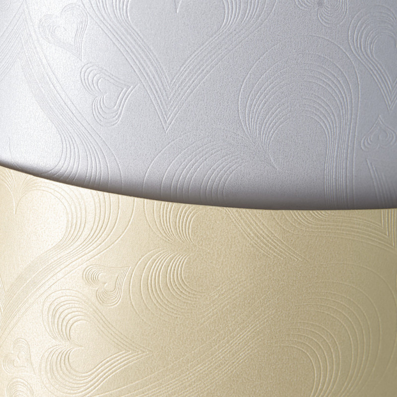 Karton ozdobny A4 LOVE diamentowa biel (20ark) 220g 203401 ARGO