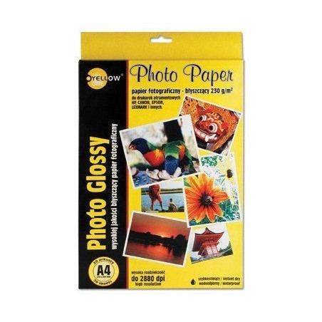 Papier foto YELLOW ONE A4 130g A20 błyszczący (4G130) 150-1177