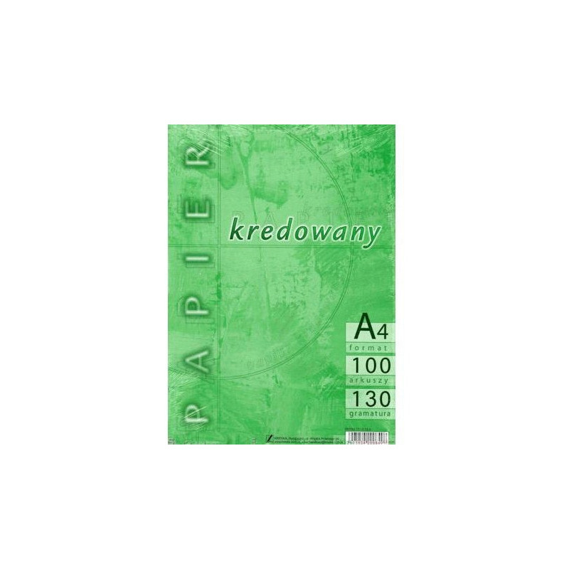 Papier A4 130g kredowany (100) KRESKA