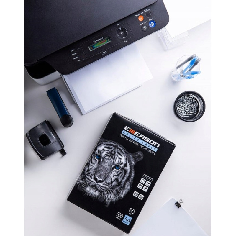 Papier ksero A4 80g EMERSON TIGER (5ryz) klasa białości C