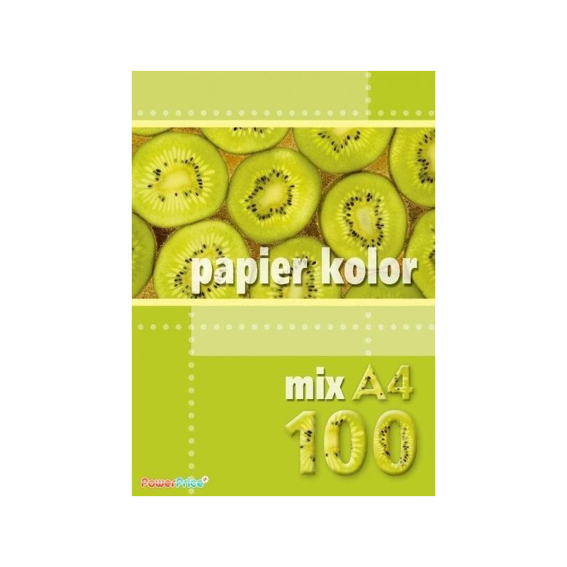 Papier ksero A4 80g KRESKA 100ark mix