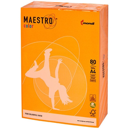 Papier ksero A4 80g MAESTRO COLOR AG10 Trendy złota patyna