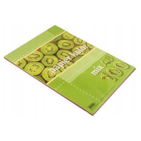 Papier ksero A3 80g KRESKA mix 100ark