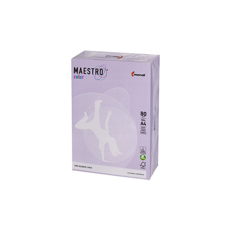 Papier ksero A4 80g MAESTRO COLOR LA12 Trendy lavenda/ametyst