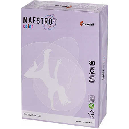 Papier ksero A4 80g MAESTRO COLOR LA12 Trendy lavenda/ametyst