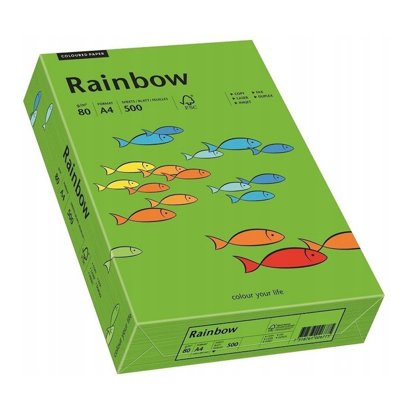 Papier ksero A4 80g RAINBOW R78 ciemnozielony 88042673