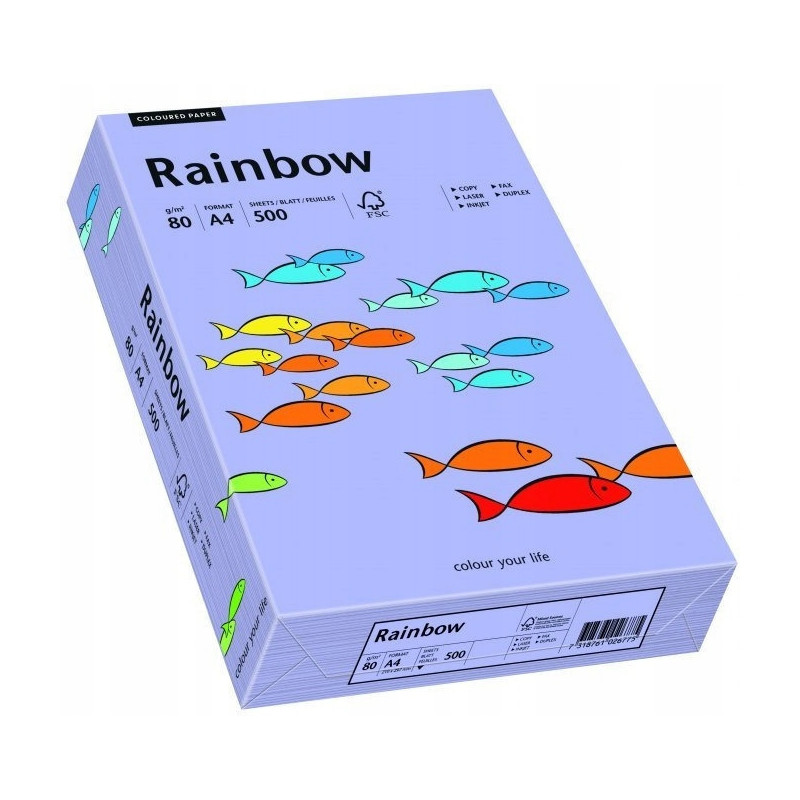 Papier ksero A4 80g RAINBOW fioletowy R60 88042563