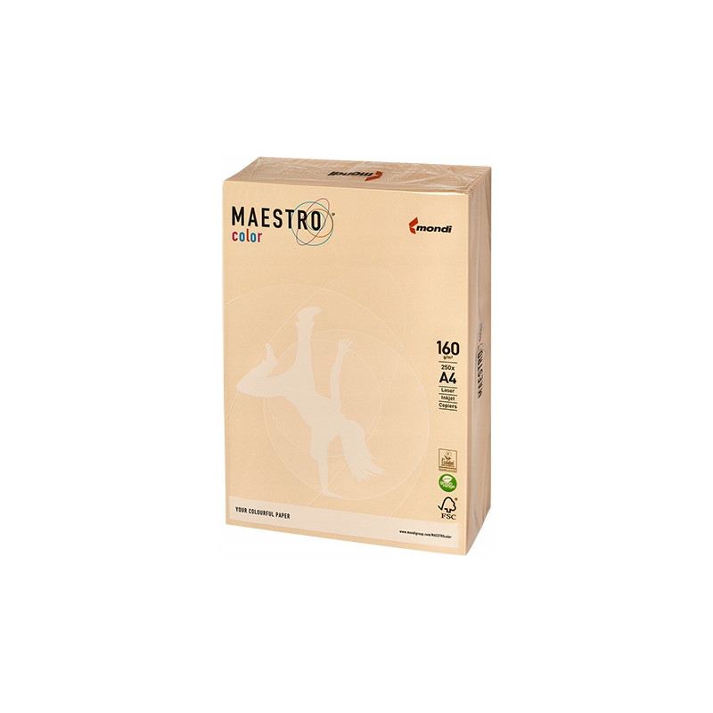 Papier ksero A4 160g MAESTRO COLOR CR20 pastel chamois (250arkuszy)
