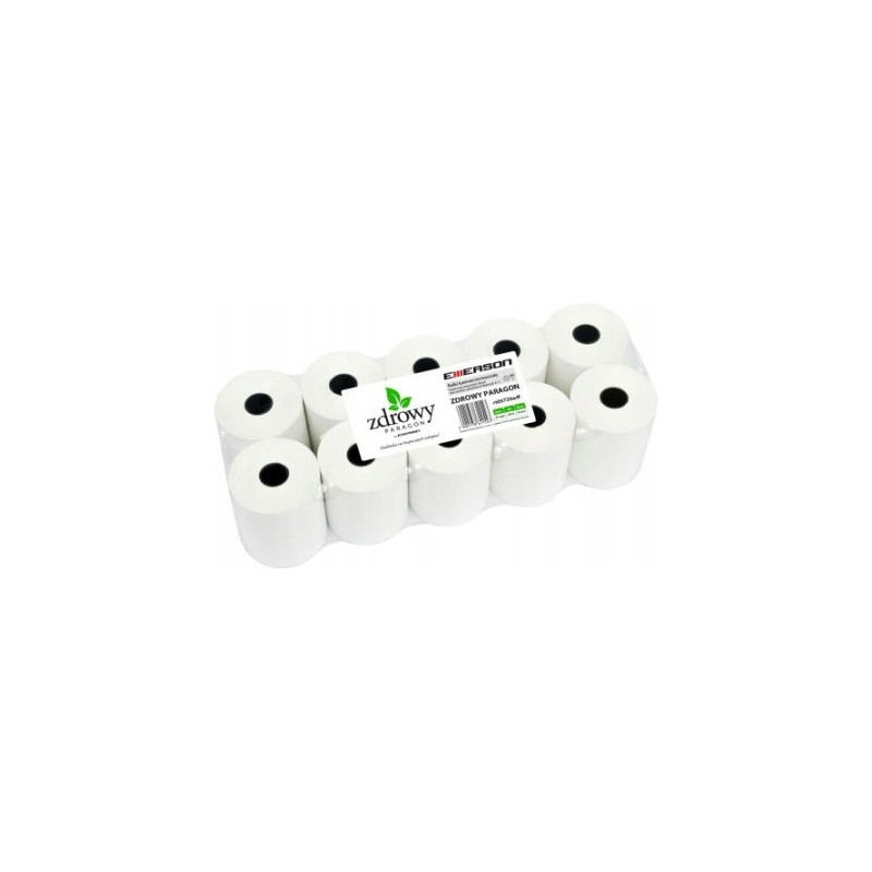 Rolki termiczne 57x20mm (10 sztuk) do drukarek fiskalnych zdrowy paragon rt05720wkff EMERSON