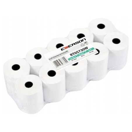 Rolki termiczne 57mmx10m (10szt) EMERSON rt05710wkbpaf BPA FREE bez bisfenolu