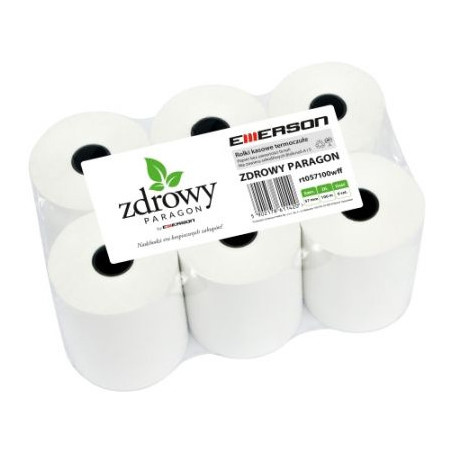 Rolki termiczne 57mmx100m (6szt) EMERSON rt057100wkkff zdrowy paragon