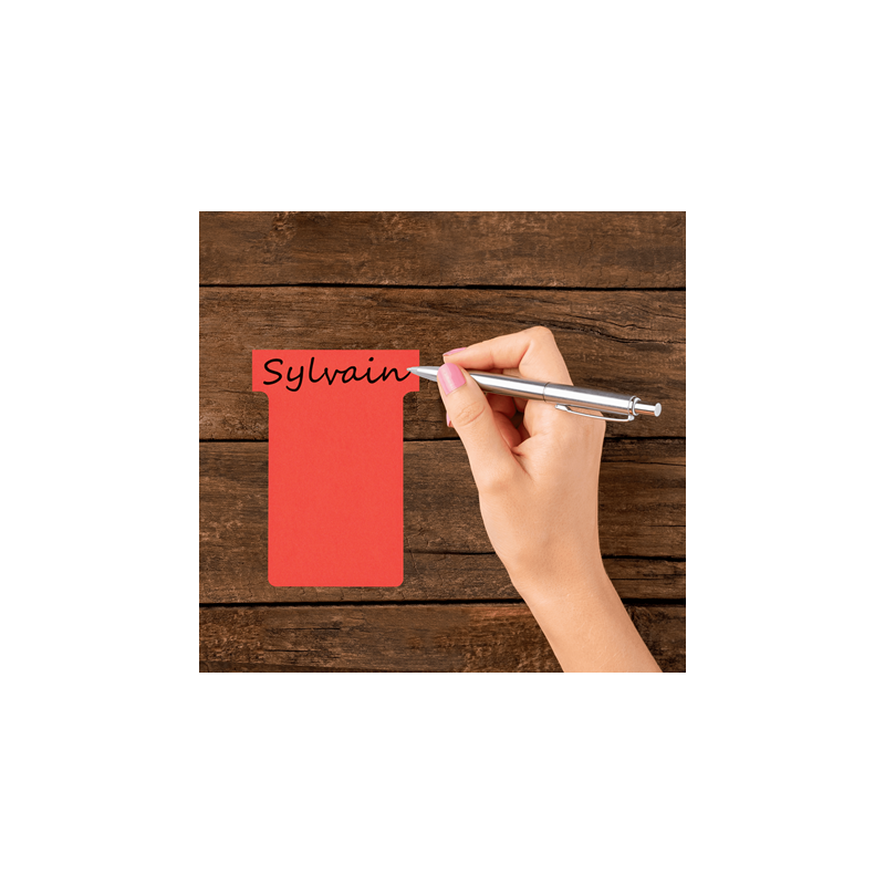 Karteczki T-CARD 4 czerwone (100szt.) 2004003 NOBO