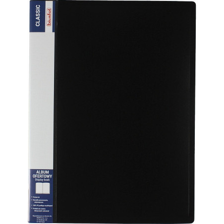Album ofertowy na dokumenty 30 kieszeni CLASSIC czarny AOF-03-05 BIURFOL