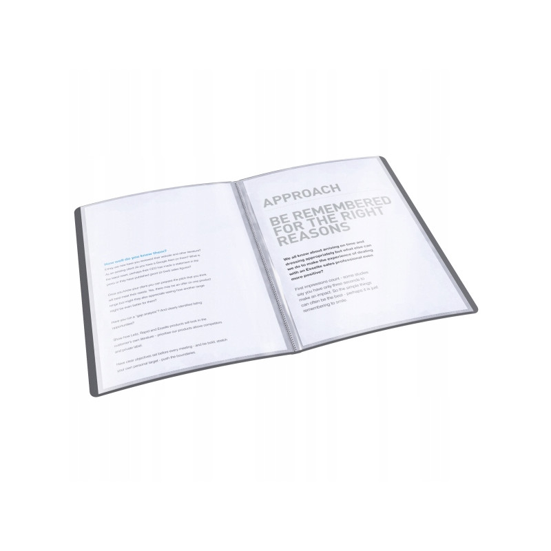 Album ofertowy VIVIDA A4 80kieszeni czarny 624006 ESSELTE