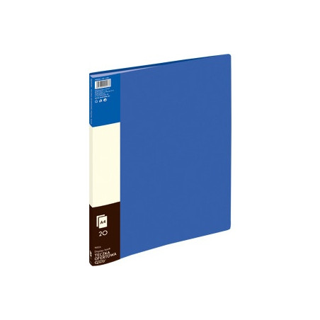 Teczka ofertowa 9002A niebieska 20 koszulek 120-1194 GRAND