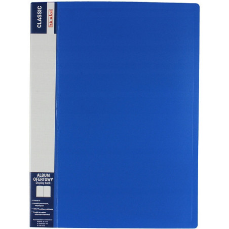 Album ofertowy na dokumenty 30 kieszeni CLASSIC niebieski AOF-03-03 BIURFOL