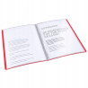 Album ofertowy na dokumenty A4 20 kieszeni VIVIDA czerwony 623991 ESSELTE