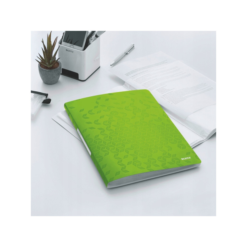 Album ofertowy 20 koszulek PP LEITZ WOW, zielony 46310054