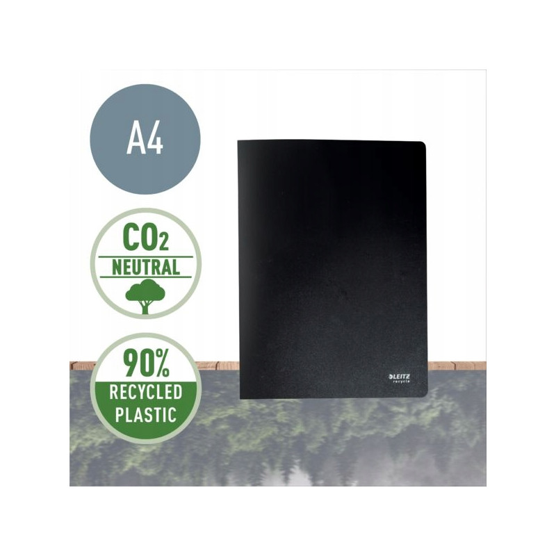 Album ofertowy Recycle 40 koszulek A4 PP, czarny 46770095