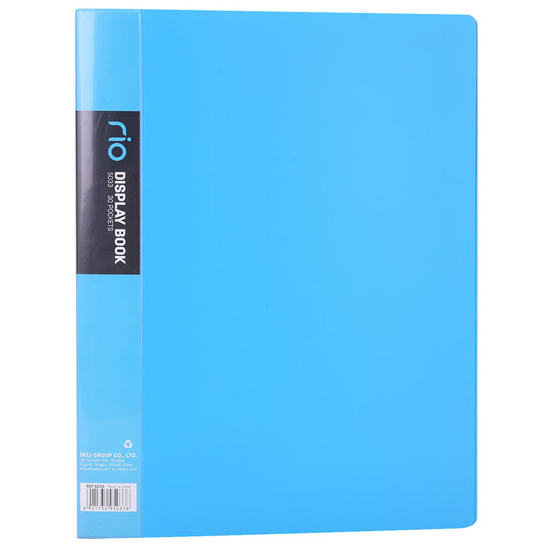 Album ofertowy A4 30 koszulek RIO niebieski 5033 BLUE DELI