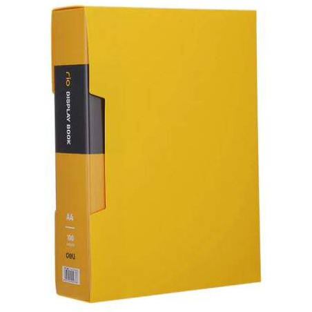 Album ofertowy A4 100 koszulek RIO żołty E5037 YELLOW DELI