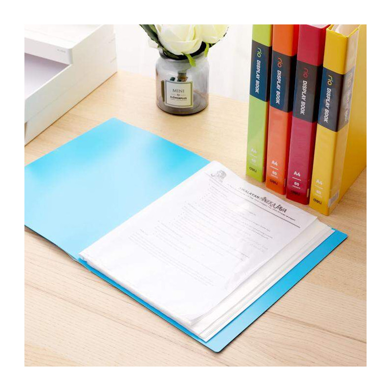 Album ofertowy A4 60 koszulek RIO zielony E5035 GREEN DELI