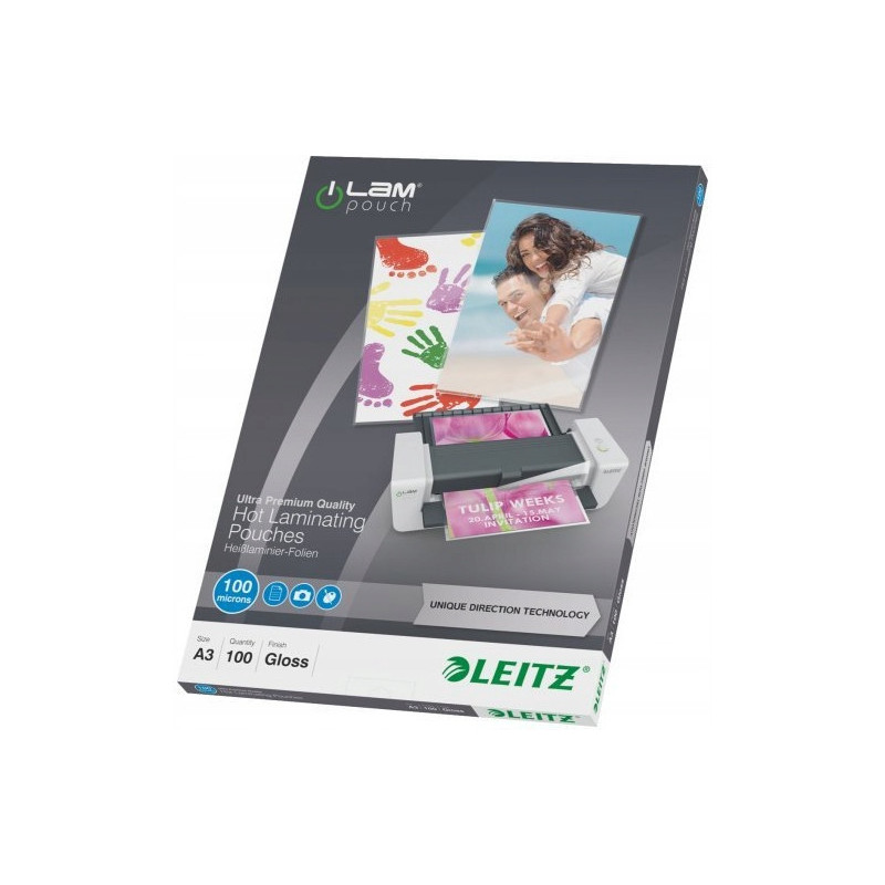 Folia do laminacji LEITZ iLAM UDT A3 100 mic. 74870000