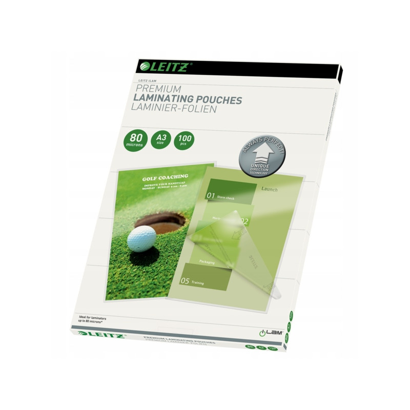 Folia do laminacji LEITZ iLAM UDT A3 80 mic. 74850000