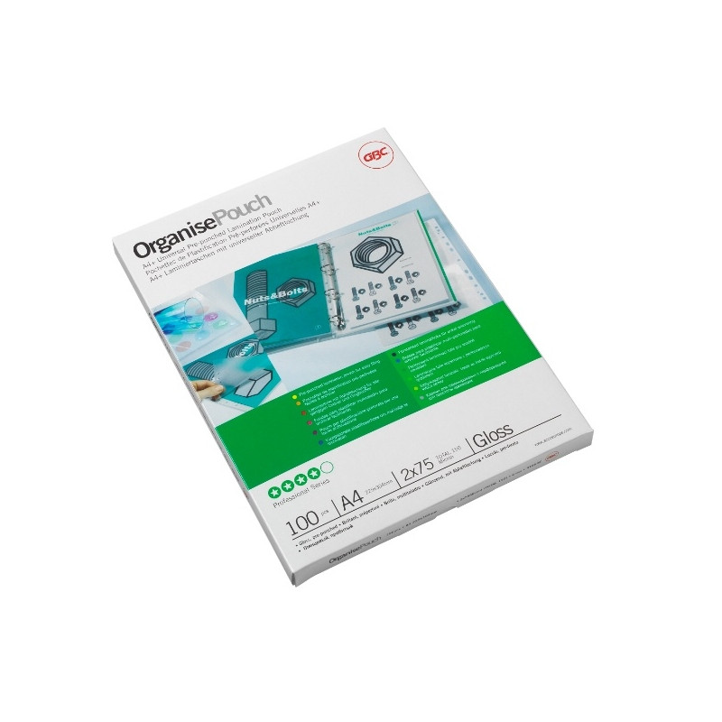 Folia do laminacji GBC A4+ z perforacją 125mic (100szt) 3743156