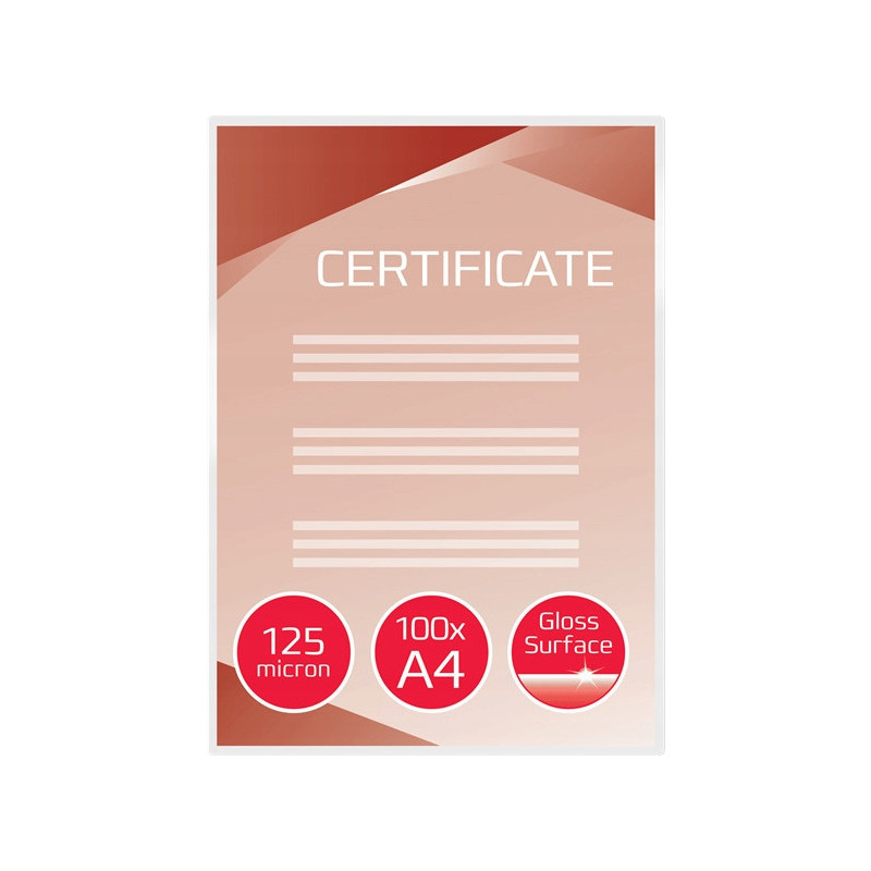 Folia do laminacji GBC A4 125mic (100szt) EZ 3200723