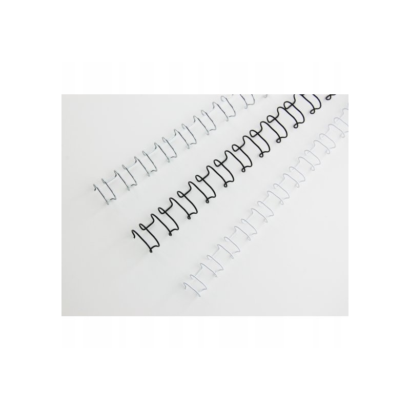 Grzbiety drutowe GBC A4 21L 8mm czarne (100szt) IB165122
