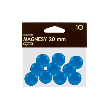 Magnesy 20mm GRAND niebieskie (10szt.) 130-1690 GRAND