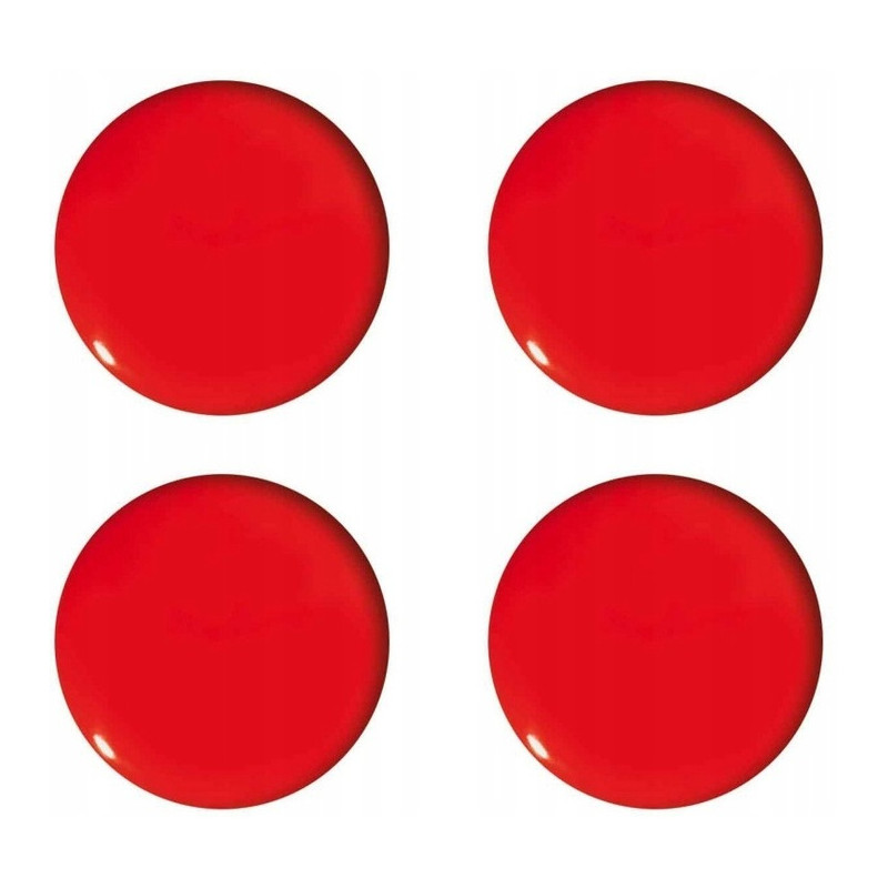 Magnesy do tablic czerwone 40mm (4szt.) GM402-C4 TETIS